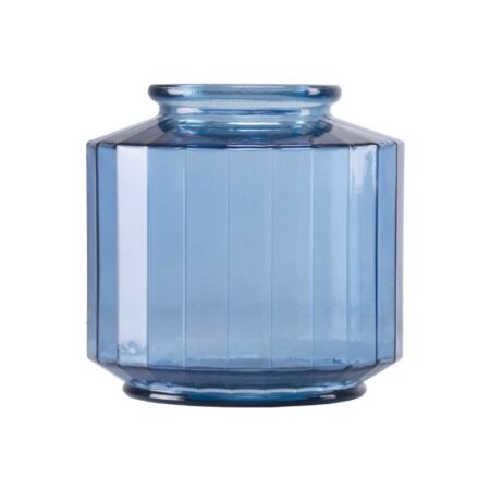 Flora Glasvase Azurblå