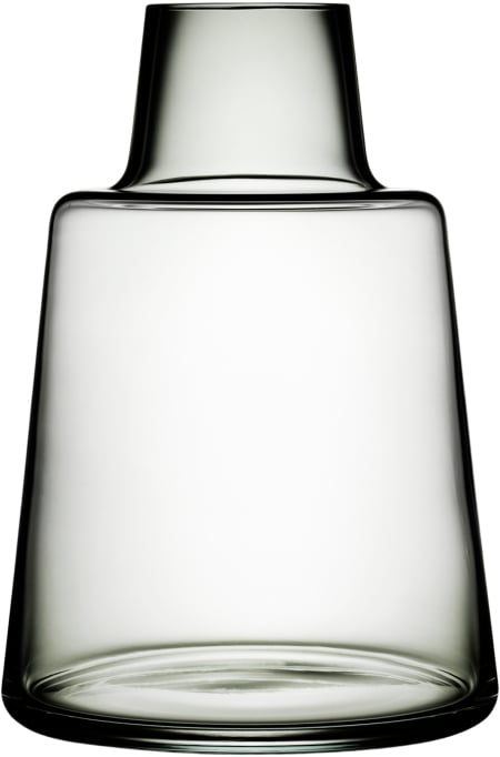 Flora Vase Kort Hals Smoke H12