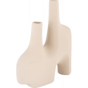Florero vas dubbel - Sandbeige