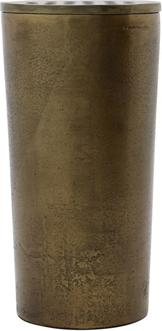 Flow, Vase, antik messing, H9x18 cm