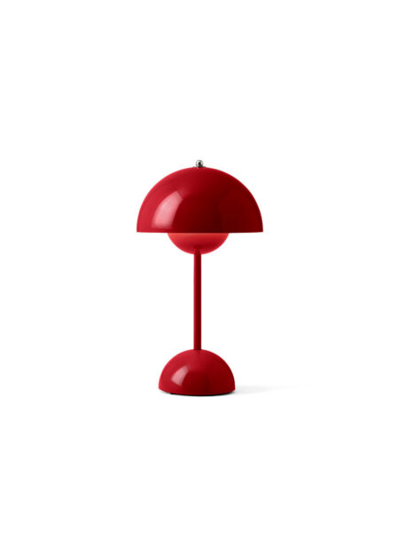 Flowerpot Portable VP9 bordlampe af Verner Panton (Vermilion Red)