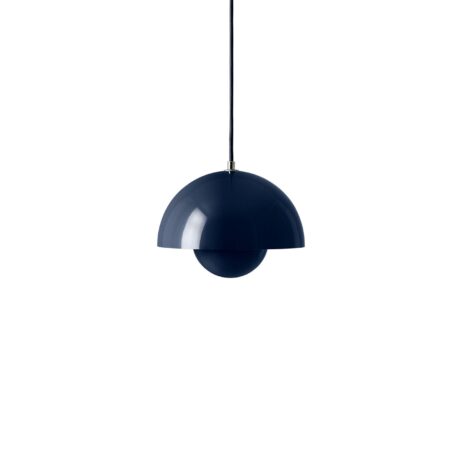 Flowerpot VP1 hængelampe, Ø 23 cm, stålblå - &TRADITION - Stue - Design - Metal - Med én lyskilde