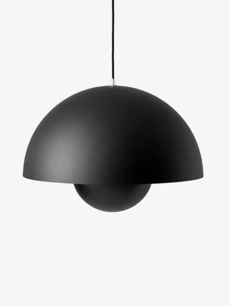 Flowerpot VP2 pendel af Verner Panton (Matt black)