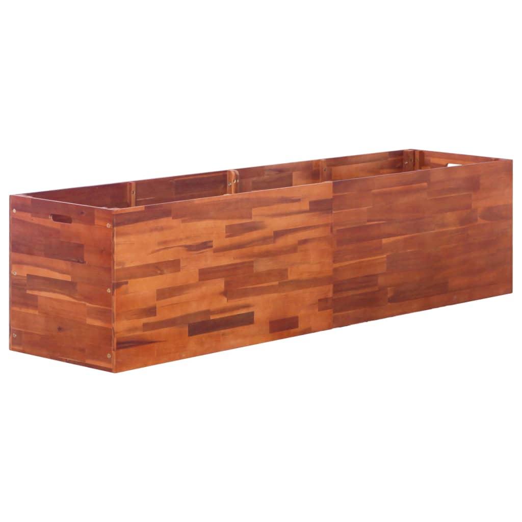 Forhøjet plantekasse i træ 200x50x50 cm Forhøjet plantekasse i træ 200x50x50 cm
