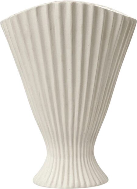 Fountain Vase Off-white