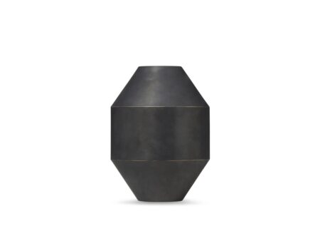 Fredericia Furniture - Hydro Vase 8210 & 8211 by Sofie Østerby - Vase - Small - Black-Oxide Brass - Ø15 x H20 cm