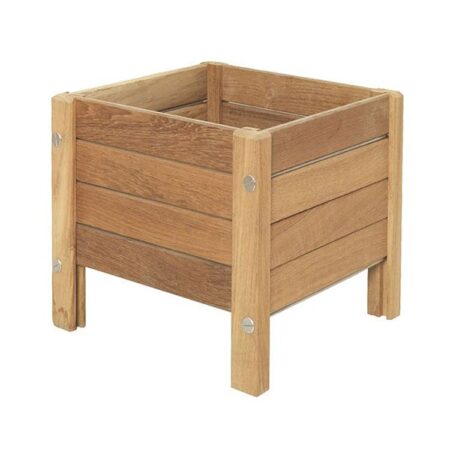 Fri Form, 35x35cm Blomsterkasse teak