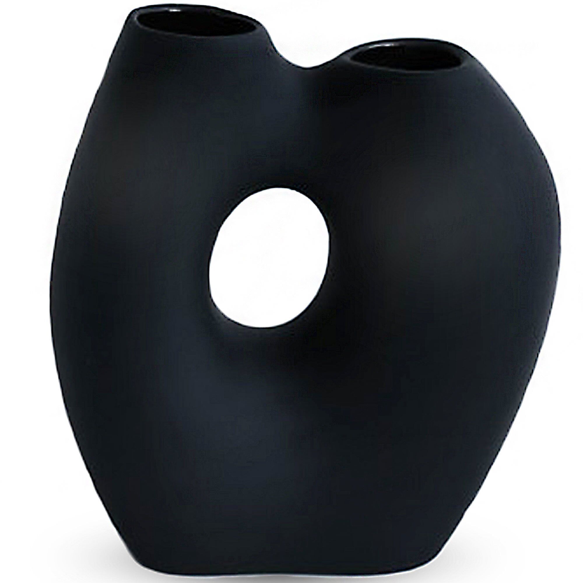 Frodig vase, sort Frodig vase, sort