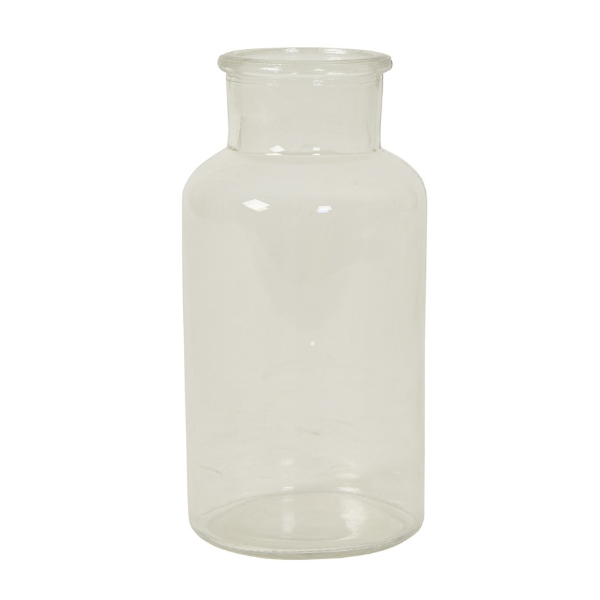 GLAS VASE D8CM H16CM GLAS VASE D8CM H16CM