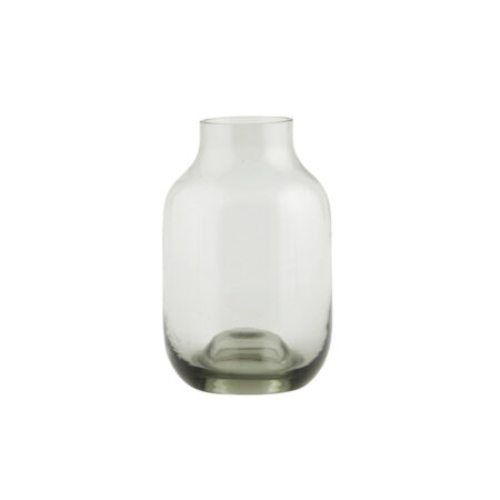 GRÅ GLAS VASE