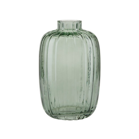 GRØN GLAS VASE