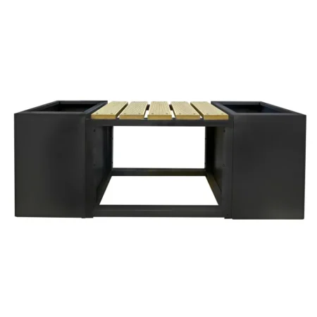 Gardenlife Bænk Easy Sort - M/2 Plantekasse - 131710