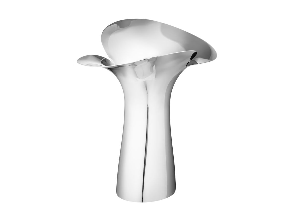 Georg Jensen - Bloom Botanica Vase - Vase - Stainless Steel - 33 cm - W9 x D0 x H33 cm Georg Jensen - Bloom Botanica Vase - Vase - Stainless Steel - 33 cm - W9 x D0 x H33 cm