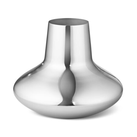 Georg Jensen Henning Koppel vase rustfrit stål Medium, 18,5 cm