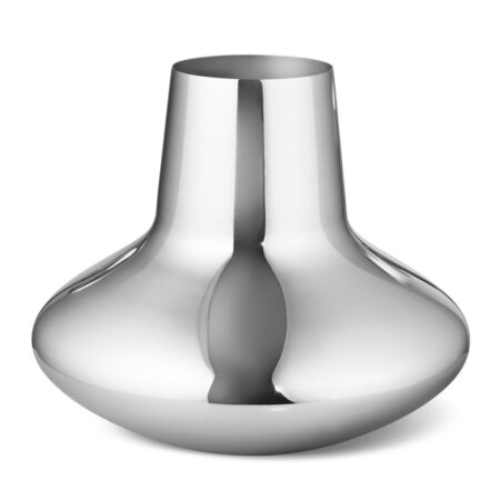 Georg Jensen Henning Koppel vase rustfrit stål Stor, 22,2 cm