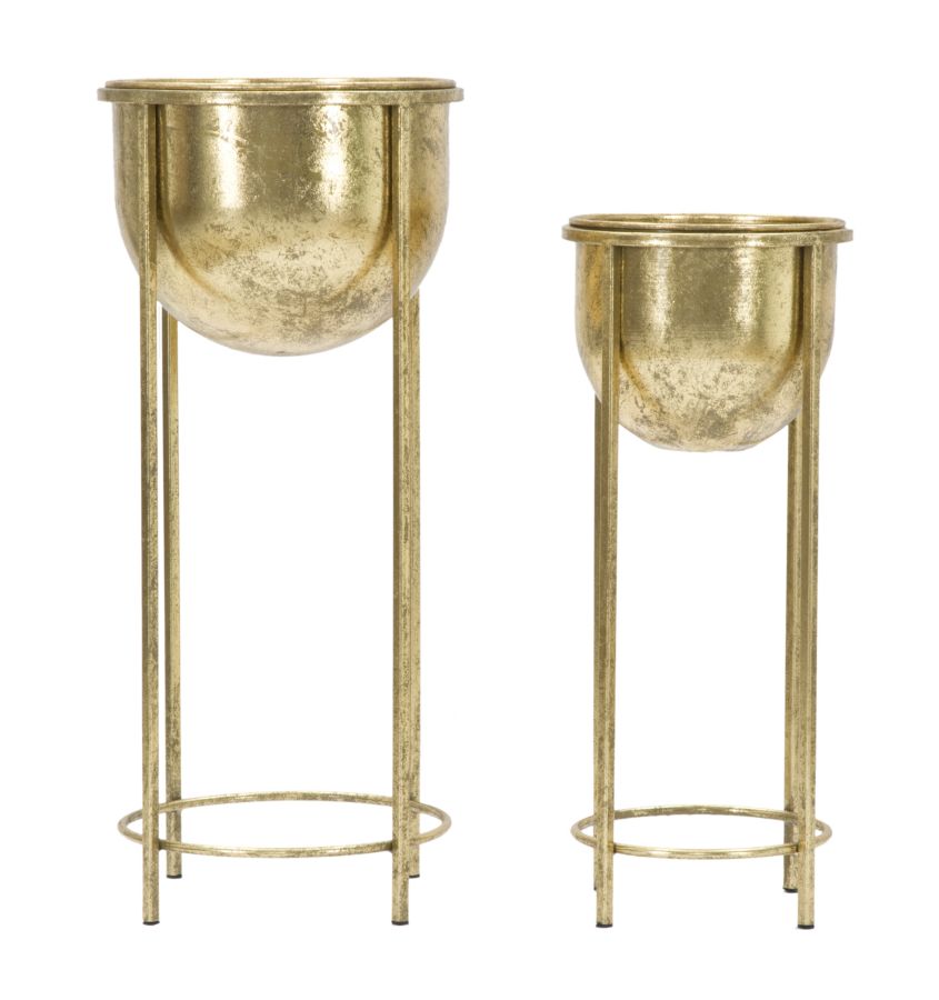 Glam plantestativer, guldfarve, metal - 27x62 21x5x52 cm Glam plantestativer, guldfarve, metal - 27x62 21x5x52 cm
