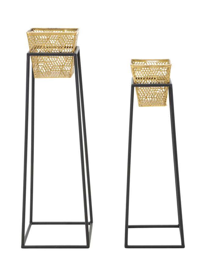 Glam vase i guldfarve, metal - 23x70 20x60 cm Glam vase i guldfarve, metal - 23x70 20x60 cm