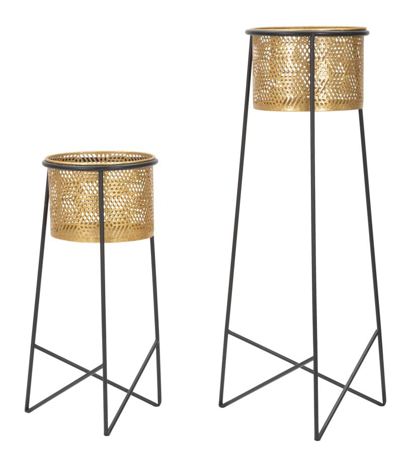 Glam vaser i guldfarve, metal - 37x76 27x51 cm Glam vaser i guldfarve, metal - 37x76 27x51 cm