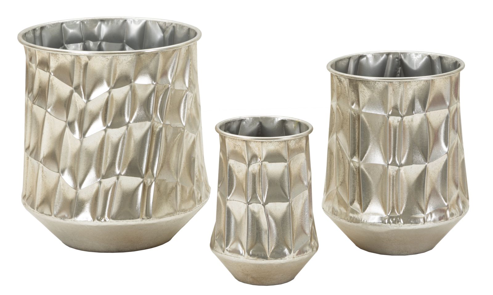 Glam vaser i jern - 35x38x5 og 27x5x33 og 18x5x26 cm Glam vaser i jern - 35x38x5 og 27x5x33 og 18x5x26 cm