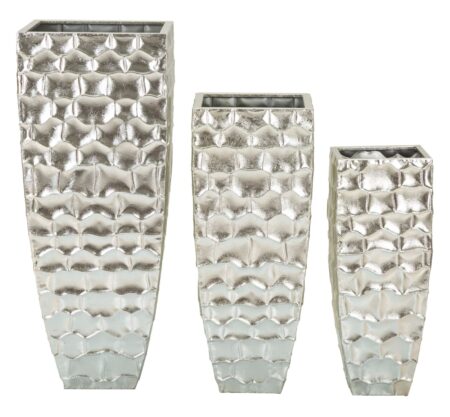 Glam vaser i jern - 38x1x90, 30x5x75, 24x8x62 cm