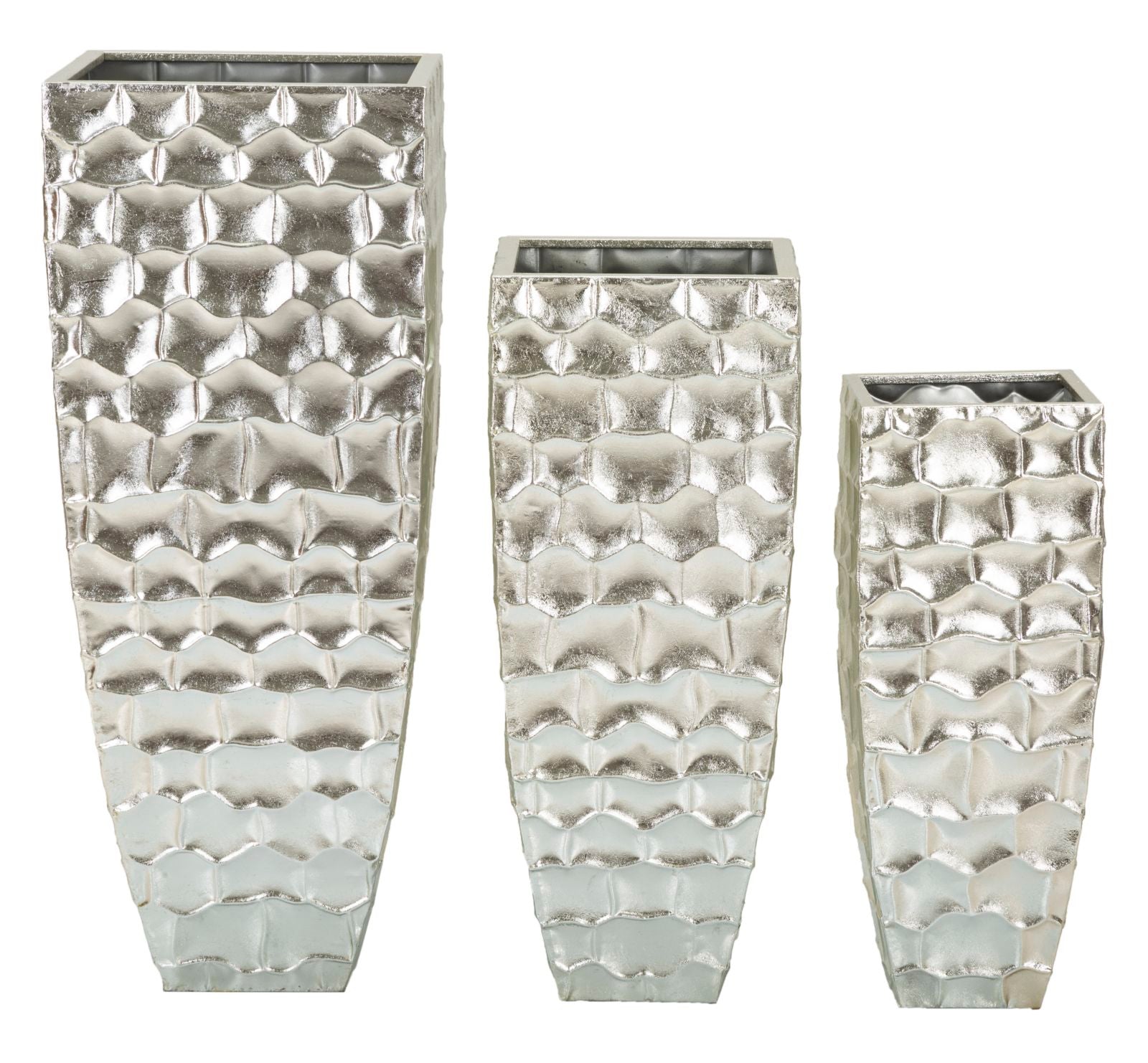 Glam vaser i jern - 38x1x90, 30x5x75, 24x8x62 cm Glam vaser i jern - 38x1x90, 30x5x75, 24x8x62 cm