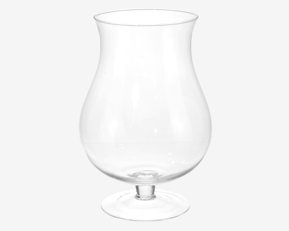 Glas Vase Cognac Shape H.32cm Glas Vase Cognac Shape H.32cm