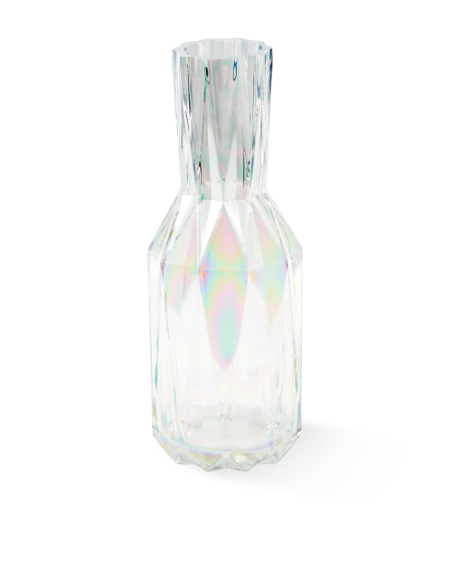 Glass Folds vase, L - multi