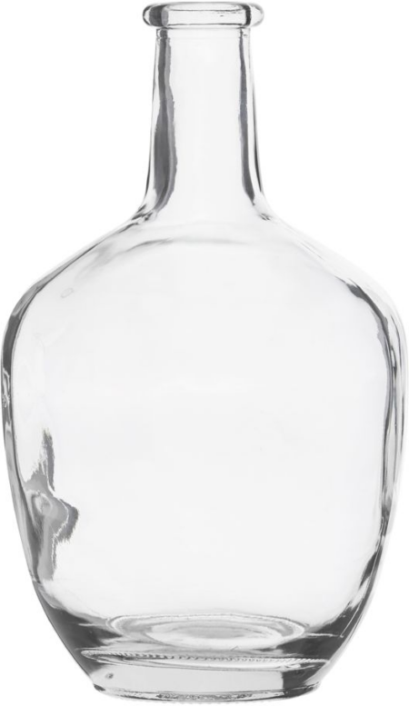 Glass, Vase, klar, H14x25,5 cm