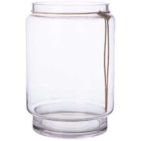 Glasvase 28 cm.