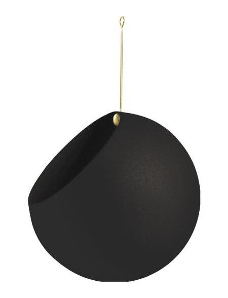 Globe Hanging Flowerpot AYTM Black