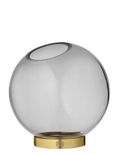 Globe Vase W. Stand AYTM Black