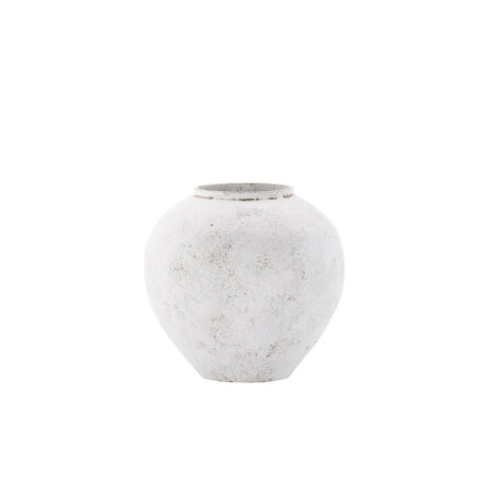 Globe vase beige