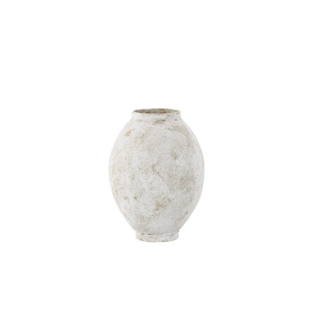 Globe vase beige
