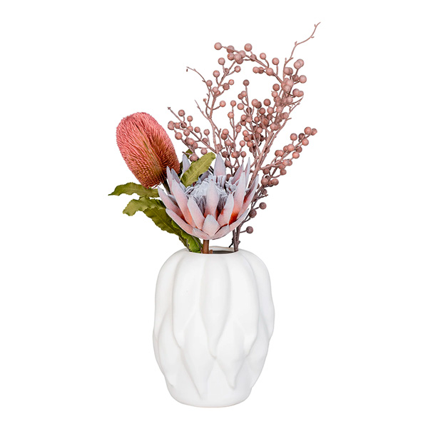 Glød vase - beige keramik Glød vase - beige keramik