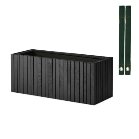 GrowWide Altankasse - Sort Ask + HoldOn Grøn Nylon