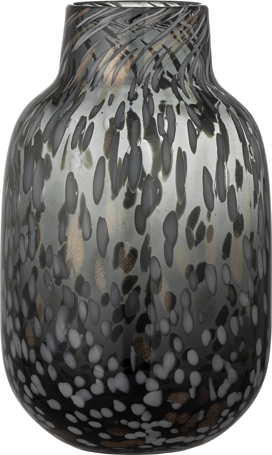 Gwan, Vase, grå, glas Gwan, Vase, grå, glas