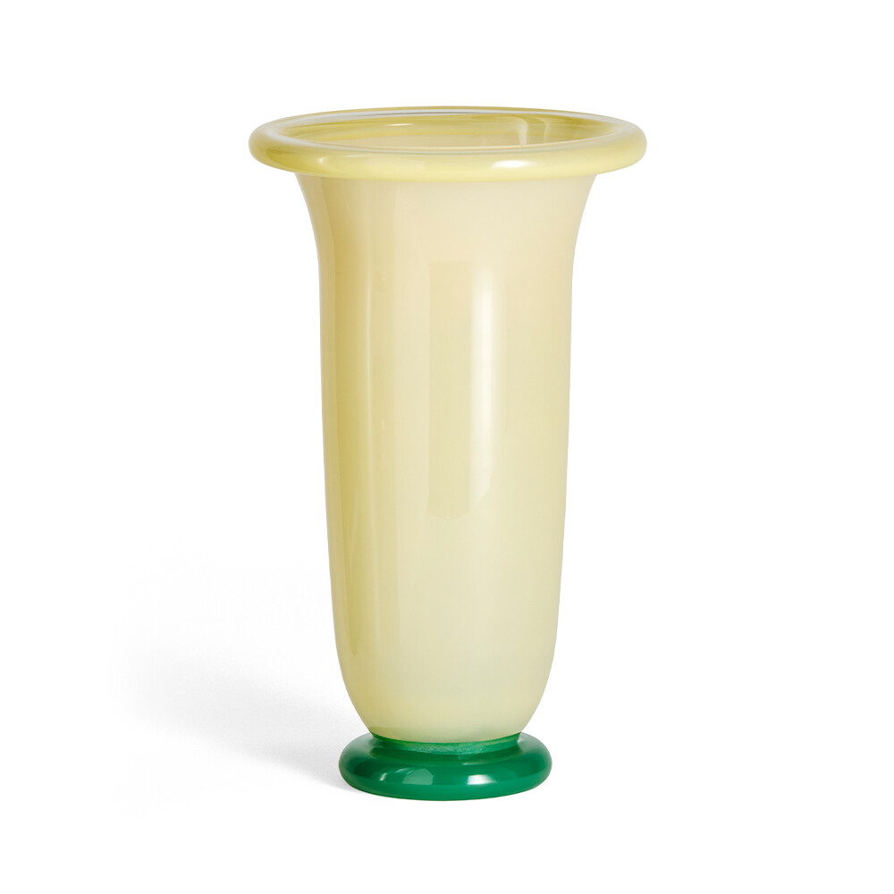 HAY - Empire Vase Large Sand/Lemon/Grøn HAY - Empire Vase Large Sand/Lemon/Grøn