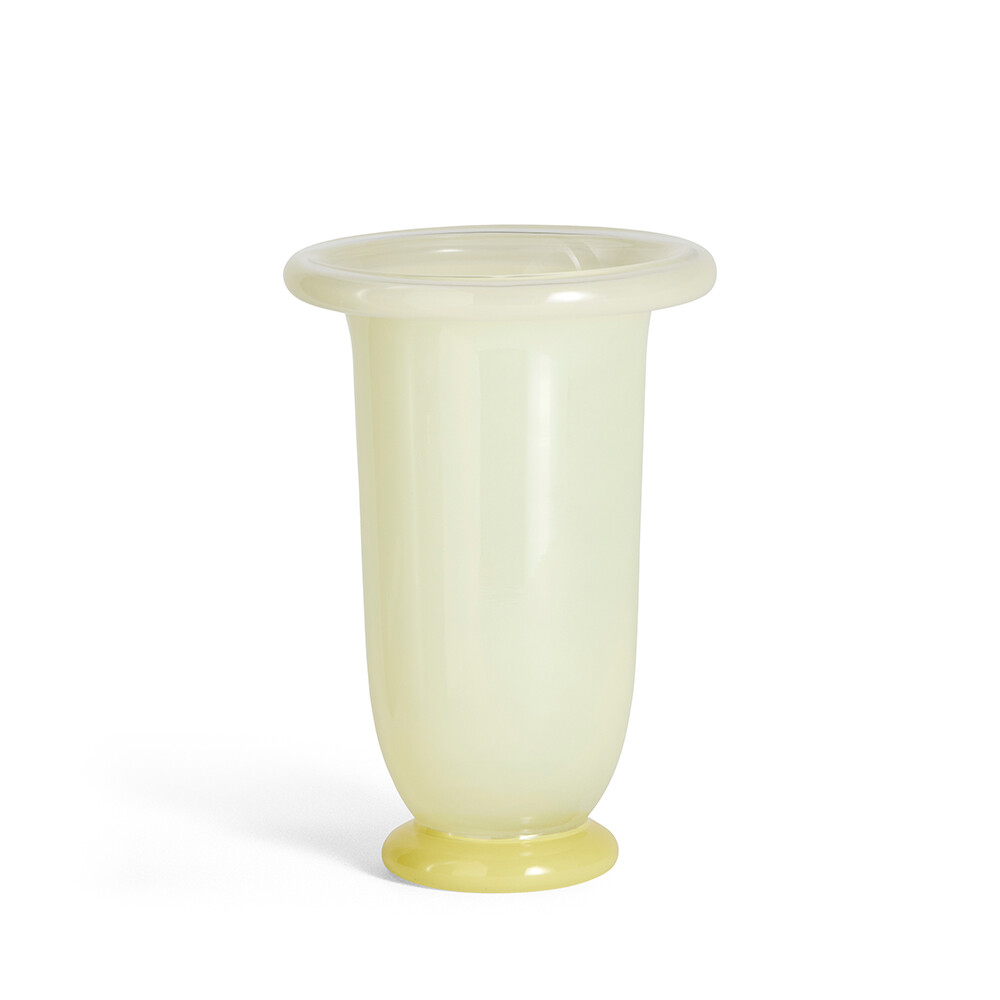 HAY - Empire Vase Medium Lime Gul/Mørk Lime HAY - Empire Vase Medium Lime Gul/Mørk Lime
