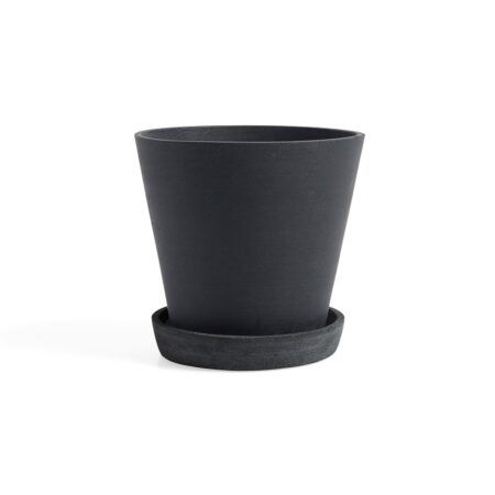 HAY HAY Flowerpot urtepotte med underkop XL Sort