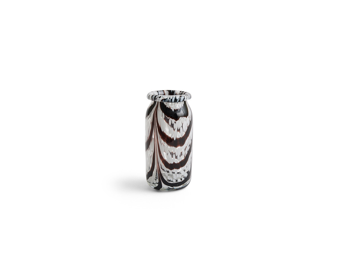 HAY - Splash Vase Roll Neck XS-Small Coffee/White HAY - Splash Vase Roll Neck XS-Small Coffee/White