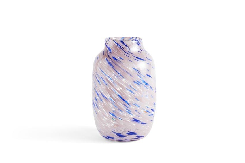 HAY Splash Vase Round L Ø: 18,5 cm - Light Pink/Blue HAY Splash Vase Round L Ø: 18,5 cm - Light Pink/Blue