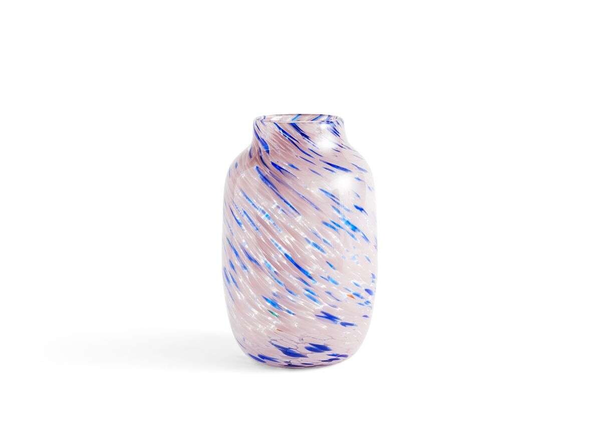 HAY - Splash Vase Round Large Light Pink/Blue HAY - Splash Vase Round Large Light Pink/Blue