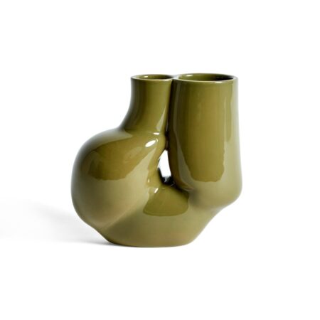 HAY W&S Chubby vase Olive green