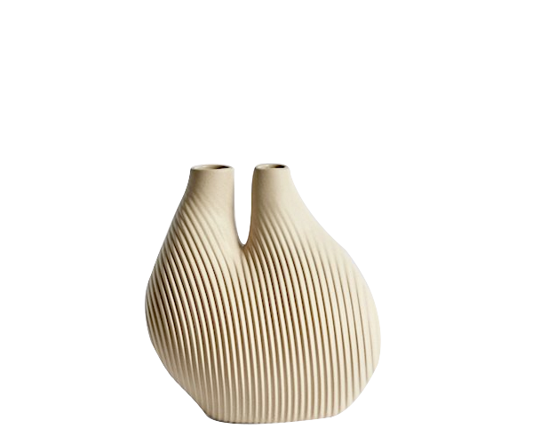 HAY W&S Vase - Chamber - Light Beige HAY W&S Vase - Chamber - Light Beige