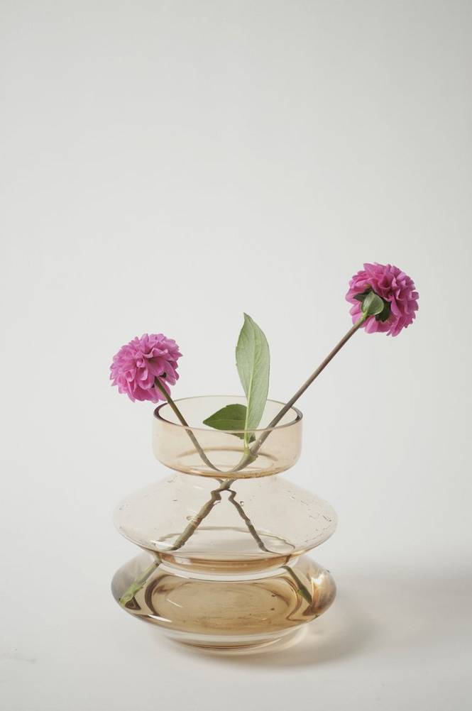 HAZE glasvase - h⌀jde 22 cm Brun HAZE glasvase - h⌀jde 22 cm Brun