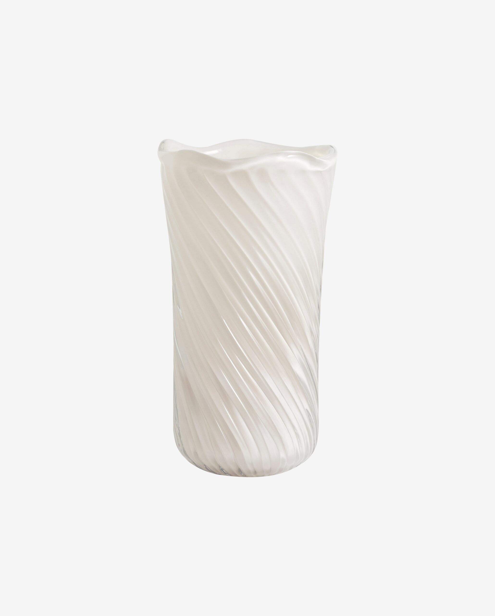 HELLE vase, glas - råhvid HELLE vase, glas - råhvid