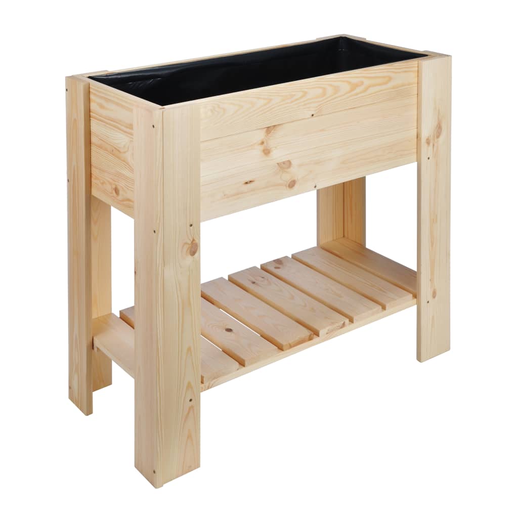HI hævet plantekasse 92 x 41 x 80 cm fyrretræ HI hævet plantekasse 92 x 41 x 80 cm fyrretræ