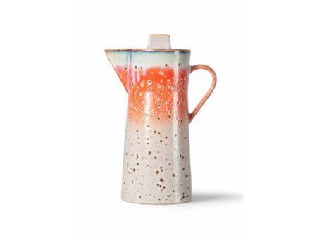 HKLiving - 70s Ceramics Coffee Pot - Kande - Asteroids - 10x13x23cm - 1150 ml