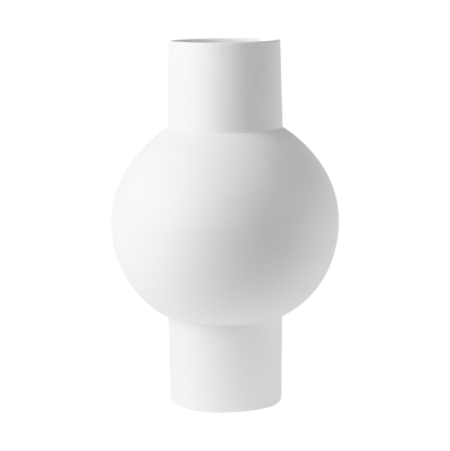HKliving HKliving vase M, 21 cm Matt White
