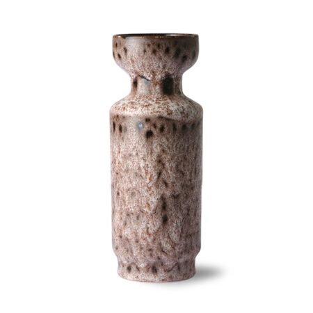 HKliving Retro vase Ø9x25 cm Brun